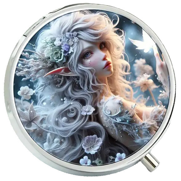 Boite à Pilules Fée "Blanche Fairy" / Nouveautés