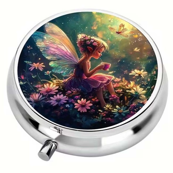 Boite &agrave; Pilules F&eacute;e "Cup of Tea Fairy" / Coffrets  F&eacute;eriques