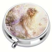 Boite &agrave; Pilules F&eacute;e - Pastel Rose Fairy
