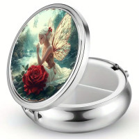 Boite &agrave; Pilules F&eacute;e - Red Rose Fairy