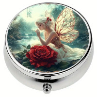 Boite &agrave; Pilules F&eacute;e - Red Rose Fairy