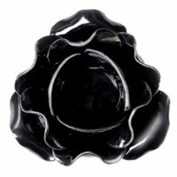 Bougeoir gothique Alchemy Gothic Black Rose SCR3