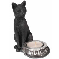 Bougeoir Alchemy Gothic Black Cat V100