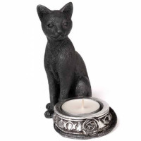 Bougeoir Alchemy Gothic Black Cat V100