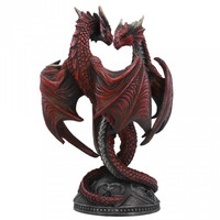Bougeoir Dragons Anne Stokes Dragon Heart Red B3999K8