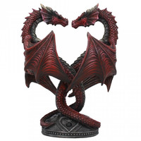 Bougeoir Dragons Anne Stokes Dragon Heart Red B3999K8