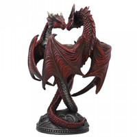 Bougeoir Dragons Anne Stokes Dragon Heart Red B3999K8