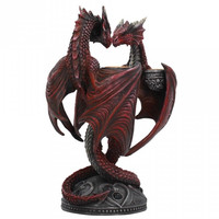 Bougeoir Dragons Anne Stokes Dragon Heart Red B3999K8