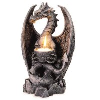 bougeoir dragon de pierre