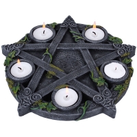 Bougeoir Wiccan Pentagram