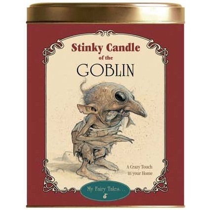 Bougie "Stinky Goblin" / Bougeoirs Féeriques