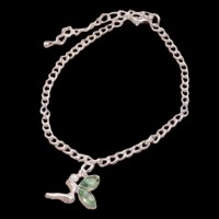 bracelet fée clochette ailes vertes