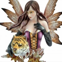 Buste de F&eacute;e avec Tigre