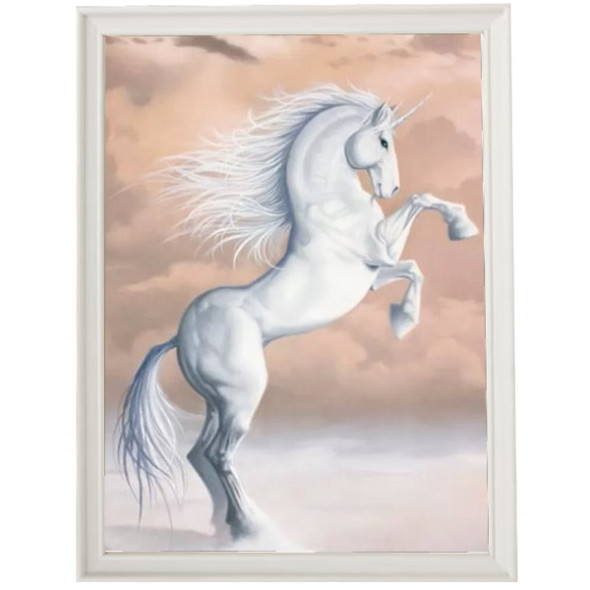 Cadre blanc "Licorne" / Nouveautés