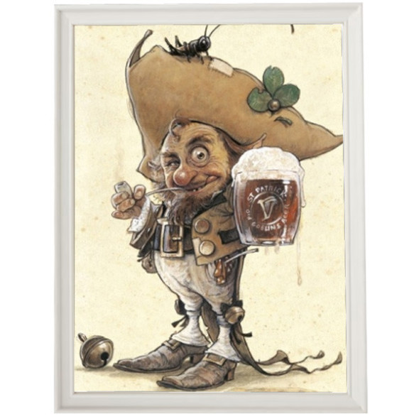 Cadre blanc "St Patrick" / Meilleurs ventes