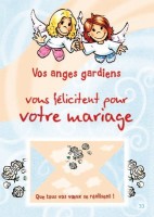 Carte Ange Gardien : Félicitations pour votre Mariage
