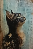 Carte Postale Chat