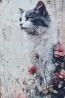Carte Postale Chat