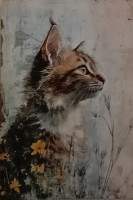 Carte Postale Chat
