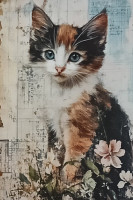 Carte Postale Chat