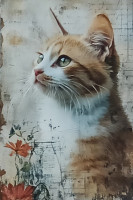 Carte Postale Chat