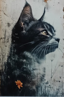 Carte Postale Chat