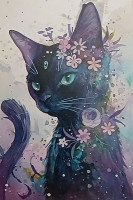 Carte Postale Chat