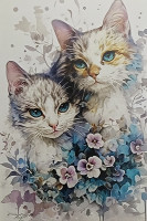 Carte Postale Chat