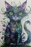 Carte Postale Chat