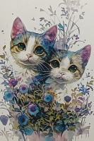 Carte Postale Chat