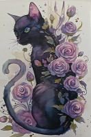 Carte Postale Chat