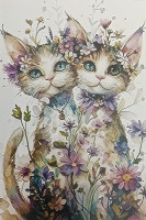 Carte Postale Chat
