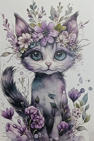 Carte Postale Chat