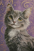 Carte Postale Chat