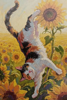 Carte Postale Chat