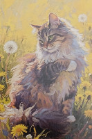 Carte Postale Chat