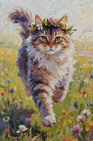 Carte Postale Chat