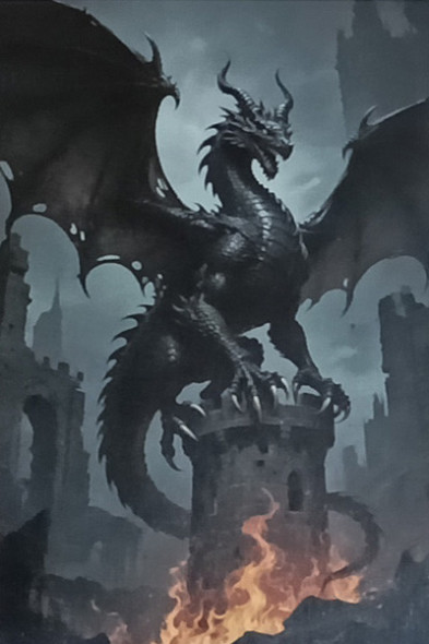 Carte Postale Dragon / Nouveautés