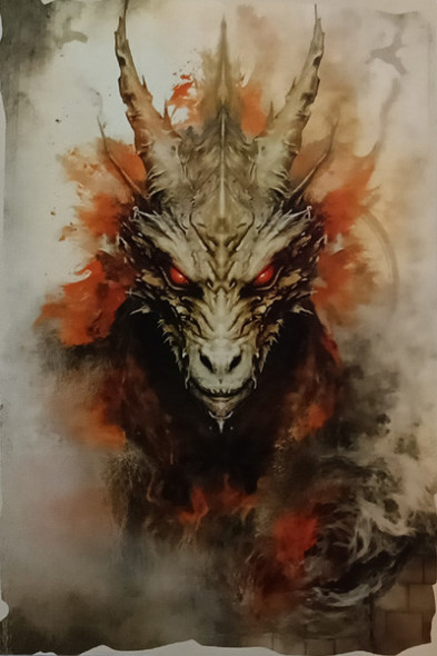 Carte Postale Dragon / Nouveautés