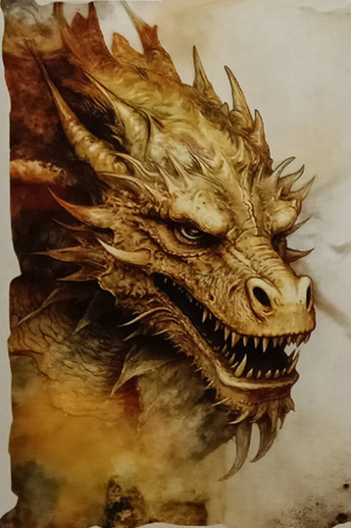 Carte Postale Dragon / Nouveautés