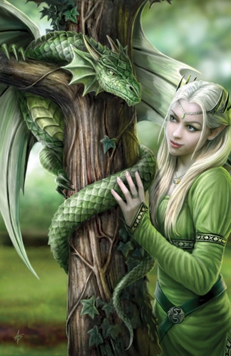 Carte Elfe "Kindred Spirits" / Carterie Dragons