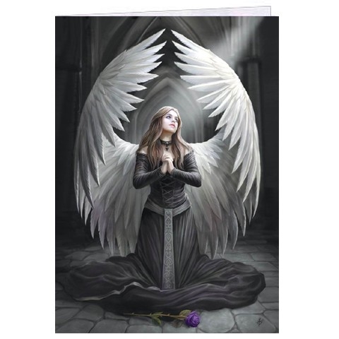 Carte Ange "Prayer for the fallen" / Anne Stokes Collection