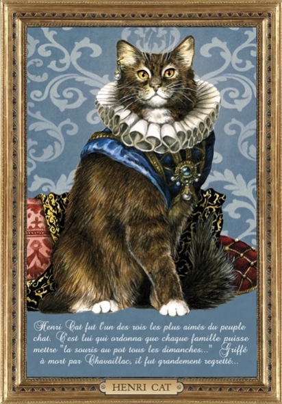 Carte Postale Chat "Henri Cat" / Au Bord des Continents