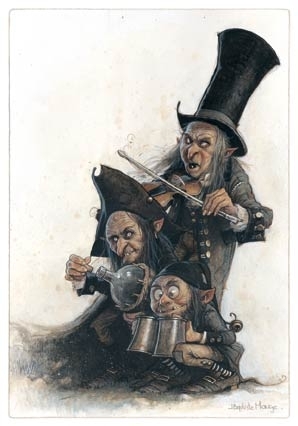 Carte Postale Lutins "Les 3 Mendiants" / Jean-Baptiste Monge