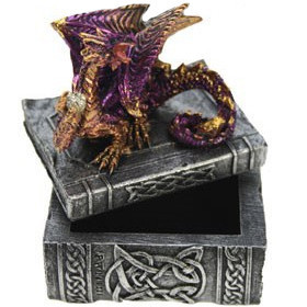 Coffret livre Dragon violet / Coffrets  Féeriques