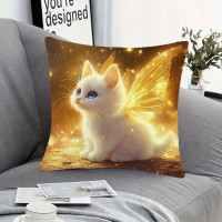 Coussin chat - Little light Fairy Cat