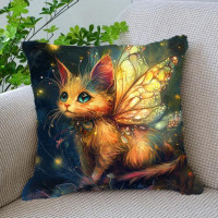 Coussin chat - The Enchanted Cat