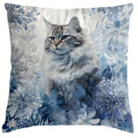 Coussin chat - Winter Cat #1