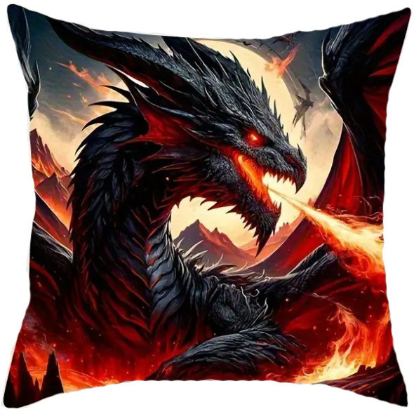 Coussin Dragon "Dragon Fury" / Coussins Dragons