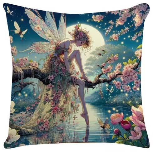 Coussin "Blossom Fairy" / Coussins F&eacute;es